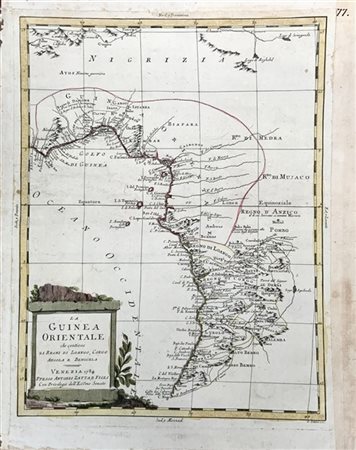 [MAPPE - AFRICA - ZATTA]. Lotto composto da tre mappe incise in rame dallo Zatt