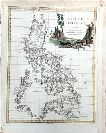 [MAPPE - ASIA - ZATTA]. Lotto composto da due mappe su tre fogli incise in rame