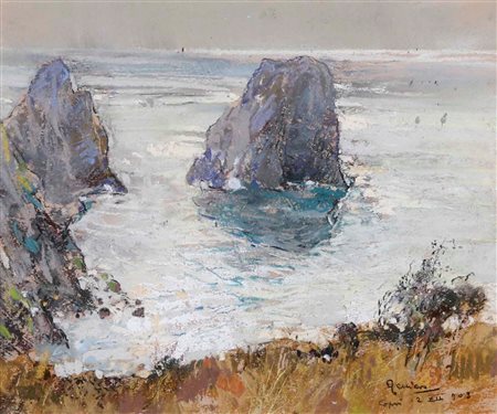 Giuseppe Casciaro 1863-1941, Faraglioni di Capri