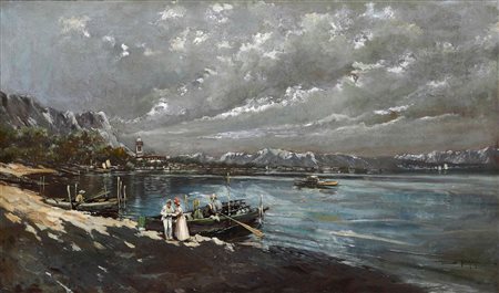 Riccardo Pellegrini 1863-1934, Paesaggio lacustre