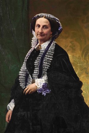 Michelangelo Grigoletti 1801-1870, attribuito a, Ritratto di Donna Giulia Beccaria (madre di Alessandro Manzoni)