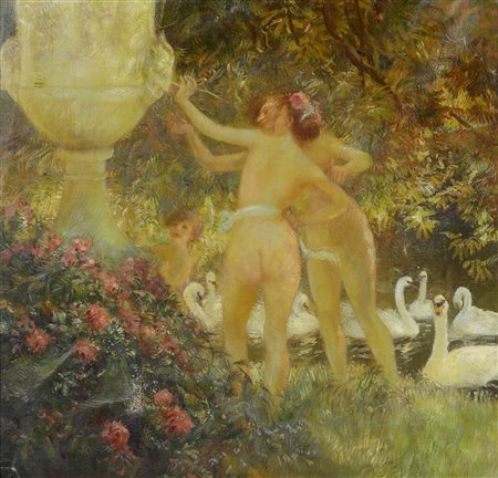 Gaston Latouche 1854-1913, attribuito a, Le tre grazie