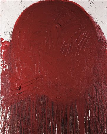 NITSCH HERMANN Vienna 1938 "Schuttbild" 2009 100x80 olio e acrilico su tela...