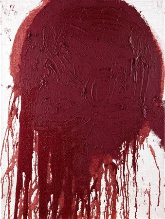 NITSCH HERMANN Vienna 1938 "KK-Wolfgang 08 " 2008 80x60 olio su tela Opera...