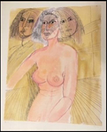 CASSINARI BRUNO Piacenza 1912 - Milano 1992 "Nudo di donna"