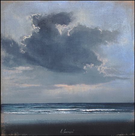 CANCOGNI AGOSTINO Forte dei Marmi 1950 "Tramonto di fine estate"