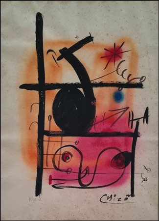 MIRO' JOAN Spagna 1893 - 1983 "Senza titolo"