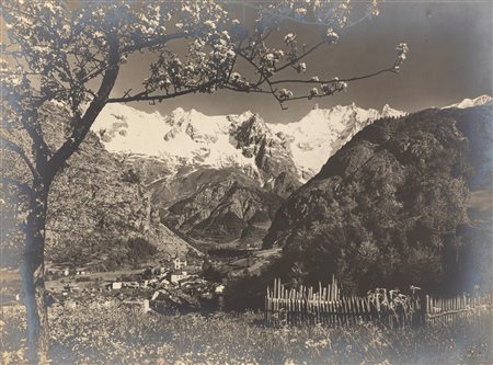 Alessio Nebbia (1896-1975)  - Courmayeur e il Monte Bianco, 1930s