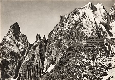 Alessio Nebbia (1896-1975)  - Courmayeur, Rifugio Alb. Torino m. 3370, 1950s