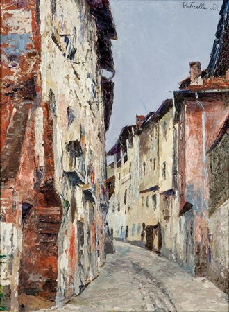 PETRELLA DA BOLOGNA VITTORIO Bologna 1886 - 1951 Venezia "Strada di Pinerolo"...