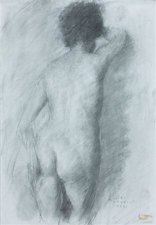 MORBELLI GIGI Orsara Bormida (AL) 1900 - 1980 Torino "Nuda" 1967 49x34,5...