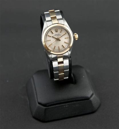 ROLEX Oyster Perpetual, misura lady, Ref. 6718, anno 1975 Diam 26 Cassa...