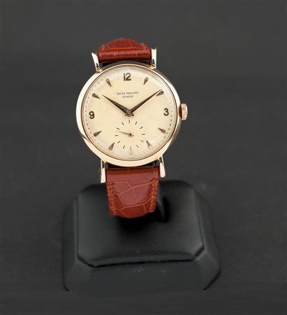 PATEK PHILIPPE Solo tempo, fuori misura, Ref. 2459, anni '40 Diam 37 Cassa in...