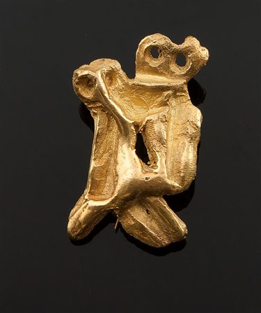 MASTROIANNI UMBERTO Fontana Liri (FR) 1910 - 1998 Marino (Roma) Spilla in oro...