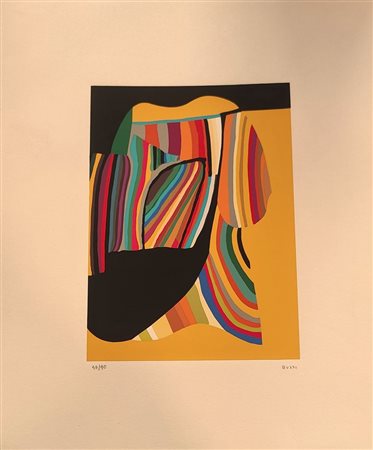 Alberto Burri (Città di Castello 1915-Nizza 1995)  - Serigrafia, 1973 - '76