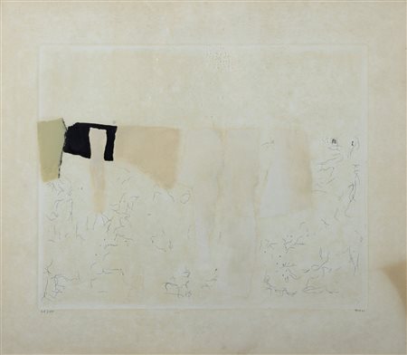 Alberto Burri (Città di Castello 1915-Nizza 1995)  - Muffa, 1957