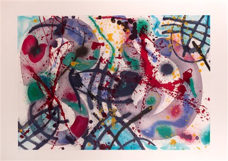 Sam Francis (1923-1994)  - Trietto 3, 1991