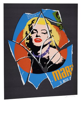 Mimmo Rotella (Catanzaro 1918-Milano 2006)  - Marilyn