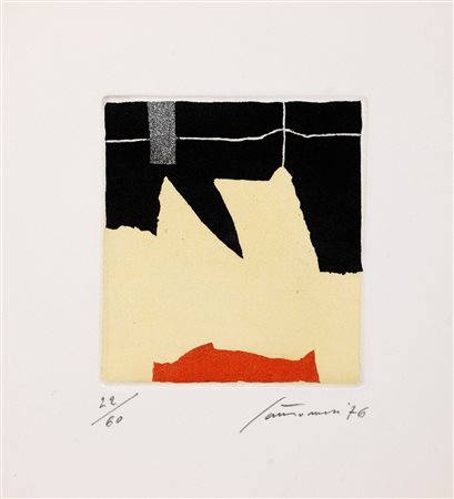 Giuseppe Santomaso (Venezia 1907-1990)  - Senza titolo, 1976