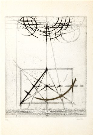 Walter Valentini (Pergola 1928)  - Le misure, il cielo