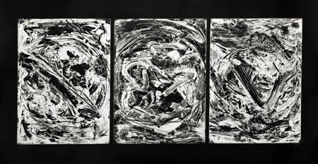 Emilio Vedova (Venezia 1919-2006)  - Trittico Oltre, 1987/'92