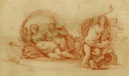 Francesco Albani  [cerchia di], Nereidi e tritoni. 1630 ca.