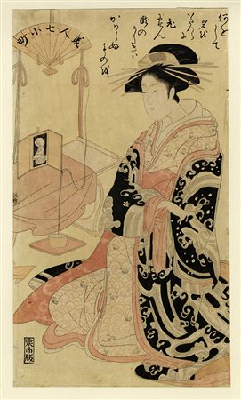 Toyokuni I Utagawa, La cortigiana Utagawa della casa Matsubaya. 1793–97 (metà era Kansei).