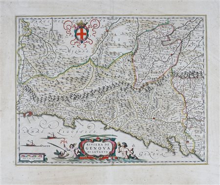 Willem Janszoon Blaeu, Riviera di Genova di Levante. Amsterdam: Joan Blaeu, 1640.