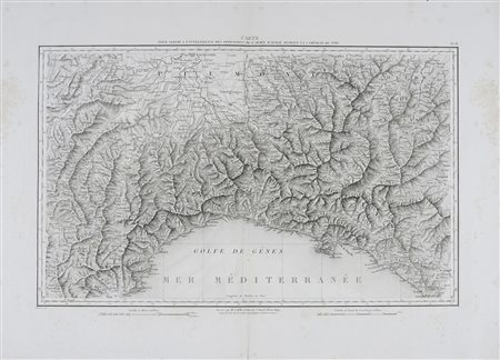 Pierre-Léonard Dandeleux, Carte pour servir a l'intelligence des opérations de l'armée d'Italie pendant la campagne  de 1799. Dressée par M.r Lapie, Lieutenant-Colonel d'Etat-Major Topographe au Dépôt de la Guerre