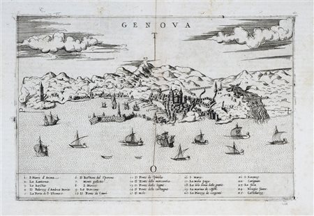 Paolo Forlani, GENOVA. Venetia: Bolognino Zaltieri, 1569.