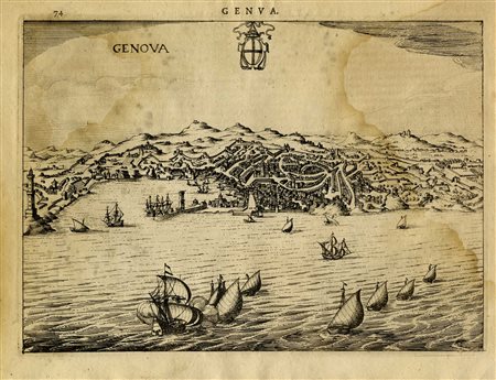 Jodocus Hondius, GENUA / GENOVA. Amsterdam: 1626.