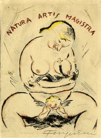 Michel Fingesten, Natura artis magistra. 1922.