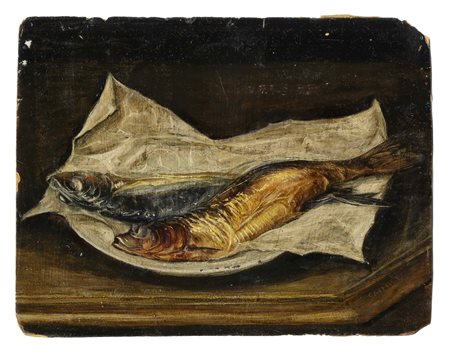 Albrecht Schmidt, Natura morta con pesci. 