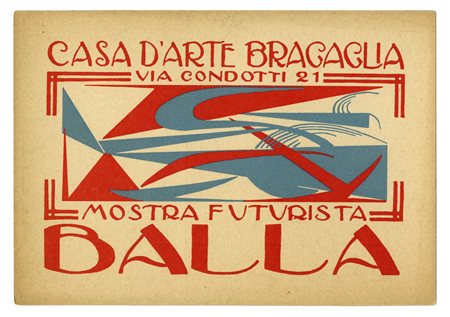 Giacomo Balla, Balla. Mostra futurista. 1918.