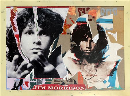 Mimmo Rotella, Jim Morrison. Seconda metà del XX secolo.