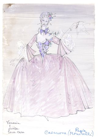 De Matteis, Maria (1912 -  1988) - Bozzetti per costume teatrale