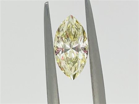 DIAMANTE 1,12 CT COLORE FANCY GIALLO PUREZZA SI1 (PUREZZA ESALTATA) - TAGLIO...