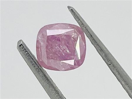 DIAMANTE 1,03 CT COLORE FANCY ROSA TAGLIO CUSCINO - CERTIFICATO GIA - DN21106