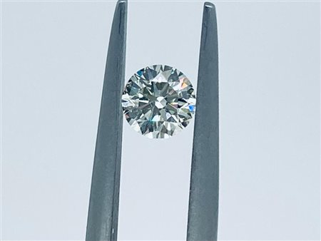 DIAMANTE 0,44 CT COLORE Q-R PUREZZA SI1 - TAGLIO BRILLANTE - CERTIFICATO GIA...