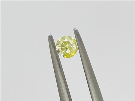 DIAMANTE 0,3 CT COLORE FANCY GIALLO PUREZZA SI2 - TAGLIO BRILLANTE - F20305-14