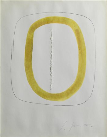 LUCIO FONTANA
Concetto Spaziale , 1961