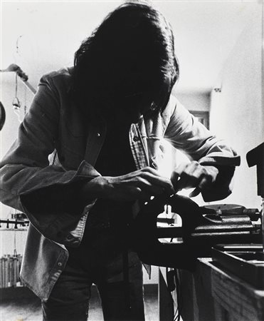 JOE JONES
Working in my studio, Asolo, Italia, 1974