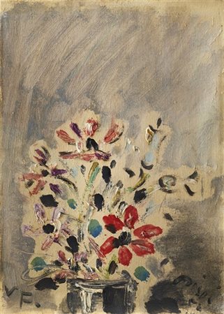 Filippo De Pisis "Fiori" 1952
olio su cartone telato
cm 34,6x24,9
Firmato e data