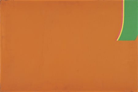 Chin Hsiao "Penetrazione XXV" 1974
acrilico su tela
cm 40x60
Firmato, titolato e