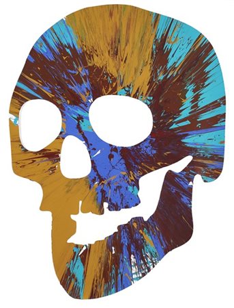 DAMIEN HIRST "Skull Spin Painting" 2009
acrilico su carta
cm 73x52,5
Creato con