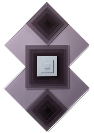 Fernanda Fedi "Modulare grigio trasparente 16" 1976
strati di plexiglass
cm 68x4