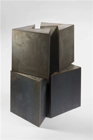 NICOLA CARRINO "Costruttivo 5/69" 1970
ferro, 4 moduli
cm 45x45x45 cad.

Proveni