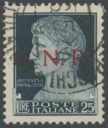 1944, G.N.R. tiratura di VR, 2,50L. N.488 Usato con annullo '' Verona -...