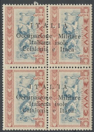 1941, Occupazione Italiana di Cefalonia e Itaca. N.11 in coppia MNH. Firmata...