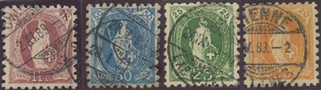 1888, N.81,82,84,85 usati. (A+) (635)